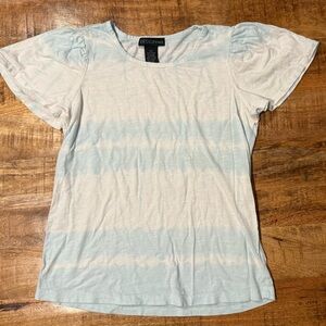 Design 365 flutter sleeve tie-dye shirt size XS